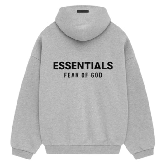 ESSENTIALS FOG HOODIE LIGHT HEATHER GREY FW24