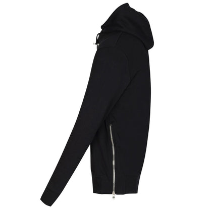 Balmain Black College Logo Hoodie