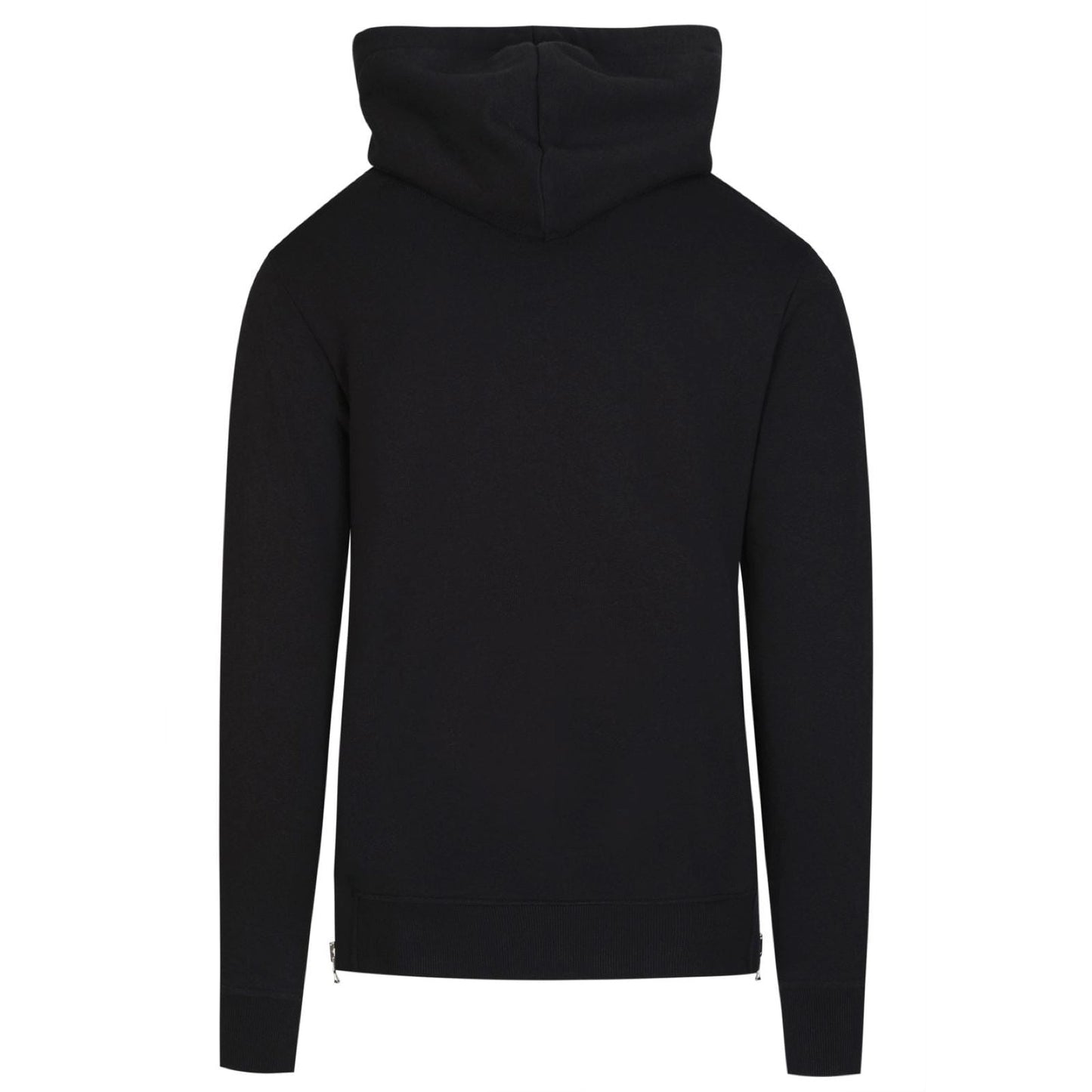 Balmain Black College Logo Hoodie