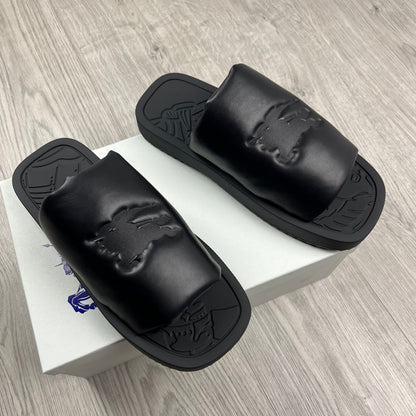 Burberry 'Slab' Slides - Black