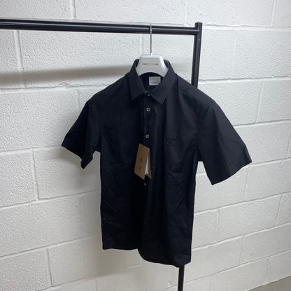 Burberry Sherrington Black Short Sleeve Shirt