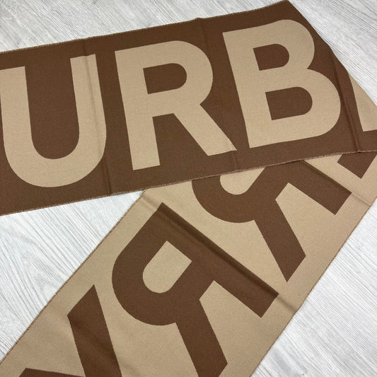 Burberry Wool Scarf - Birch Brown