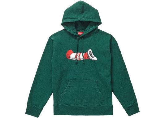 CAT IN THE HAT HOODED SWEATSHIRT GREEN