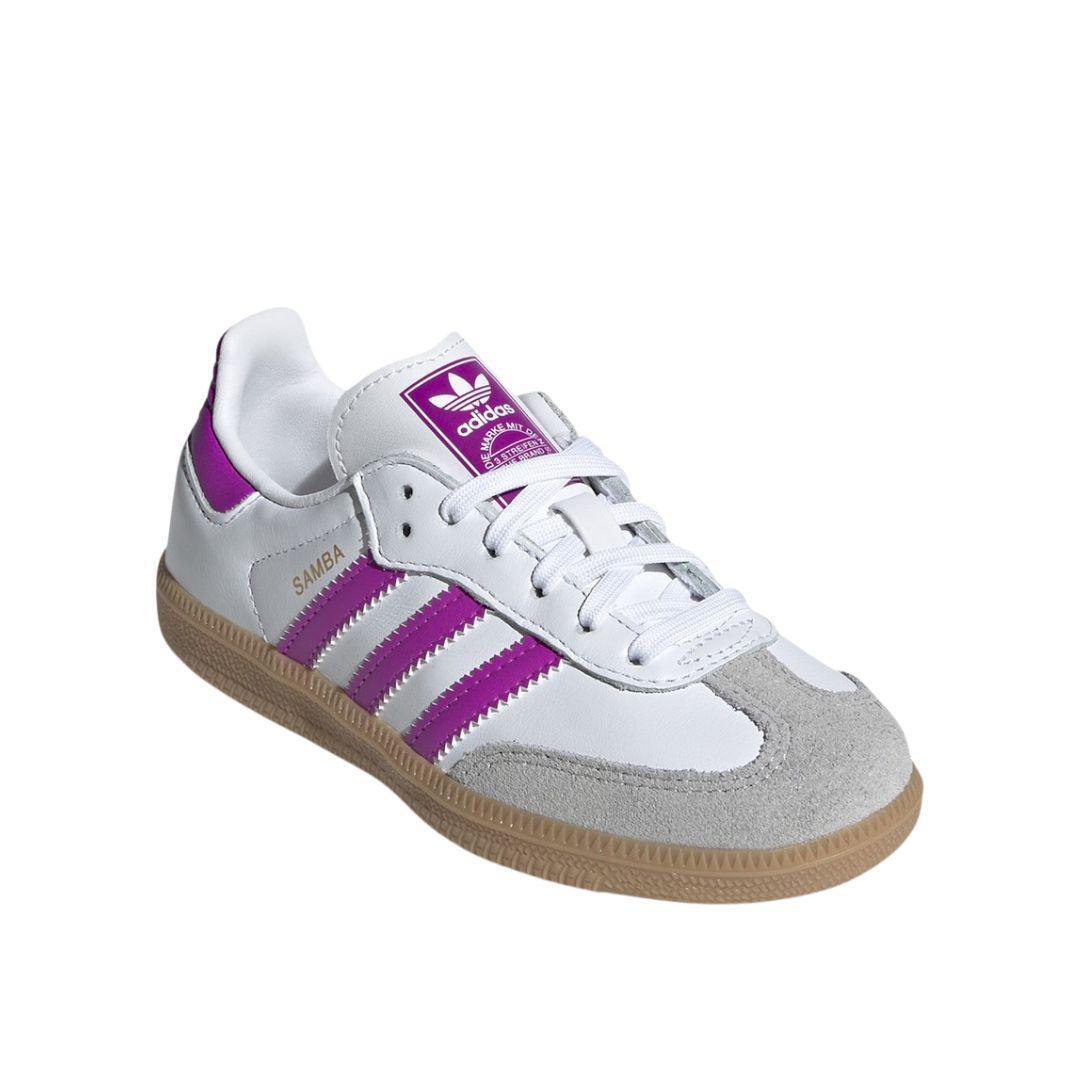 ADIDAS SAMBA OG WHITE PURPLE (GS)