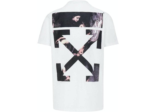 OFF WHITE CARAVAGGIO ARROW WHITE TEE