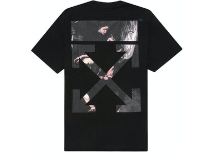 OFF WHITE CARAVAGGIO ARROW BLACK TEE