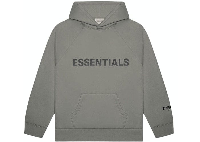 ESSENTIALS FOG 3D SILICON HOODIE CHARCOAL