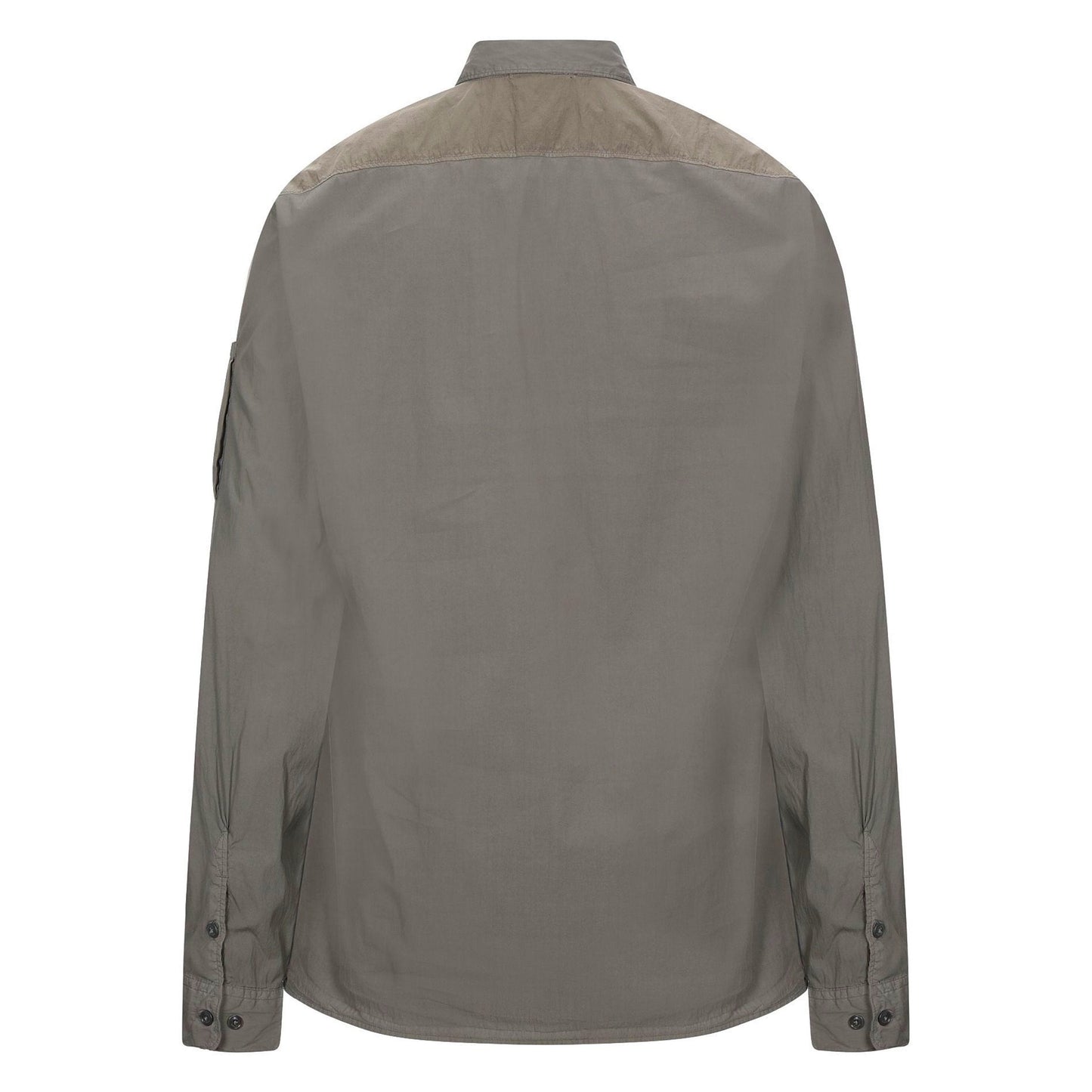 CP Company 50 Fili Mixed Arm Lens Overshirt
