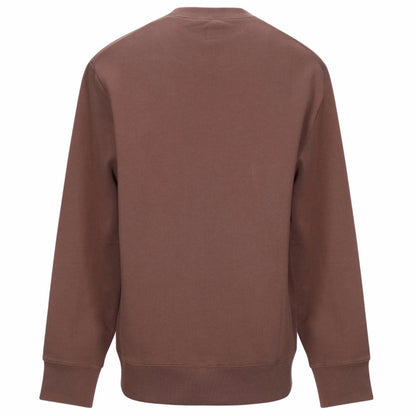 CP Company Brown Embroidered Crewneck