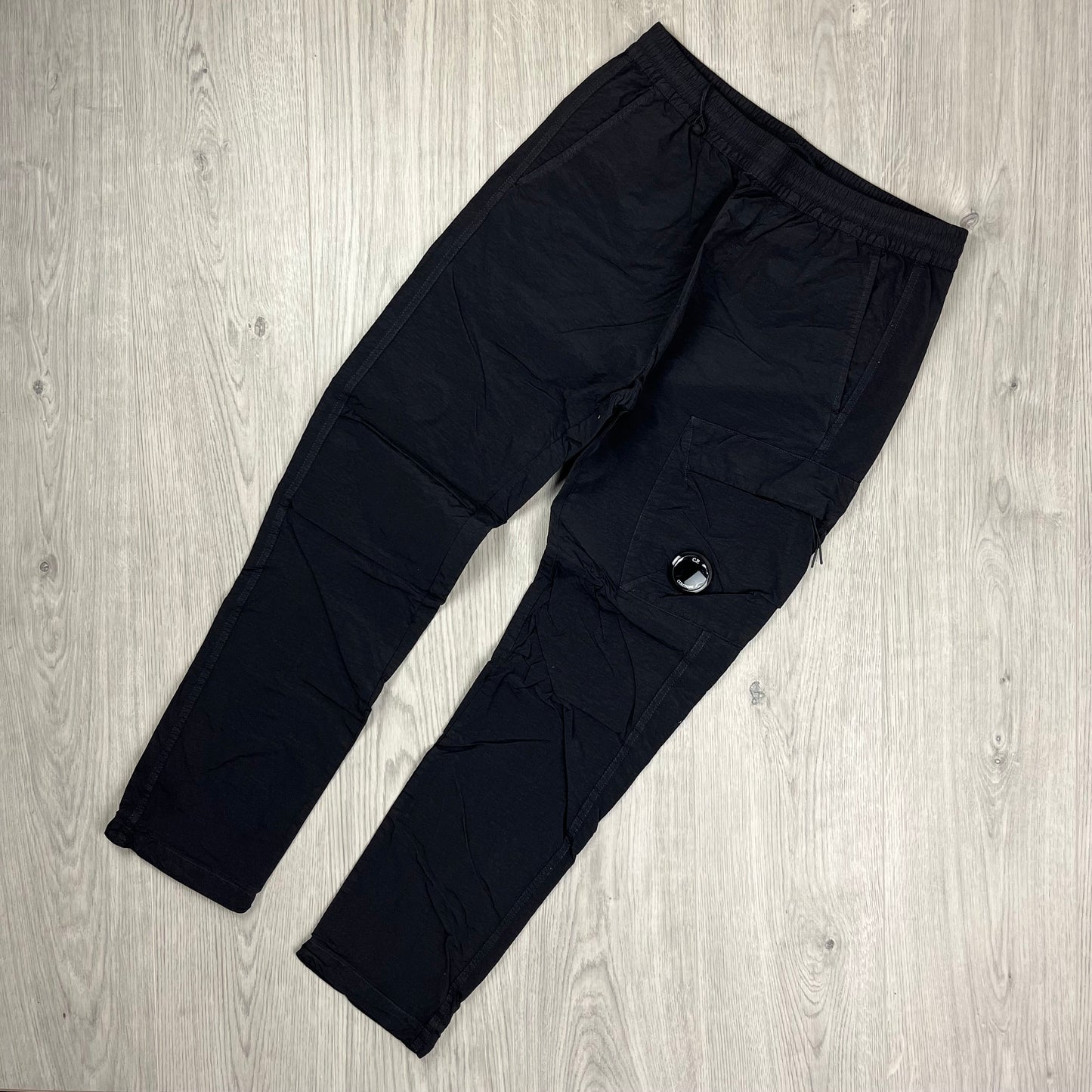 CP Company Nylon Cargo Trousers - Black