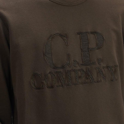 CP Company Khaki Embroidered Crewneck