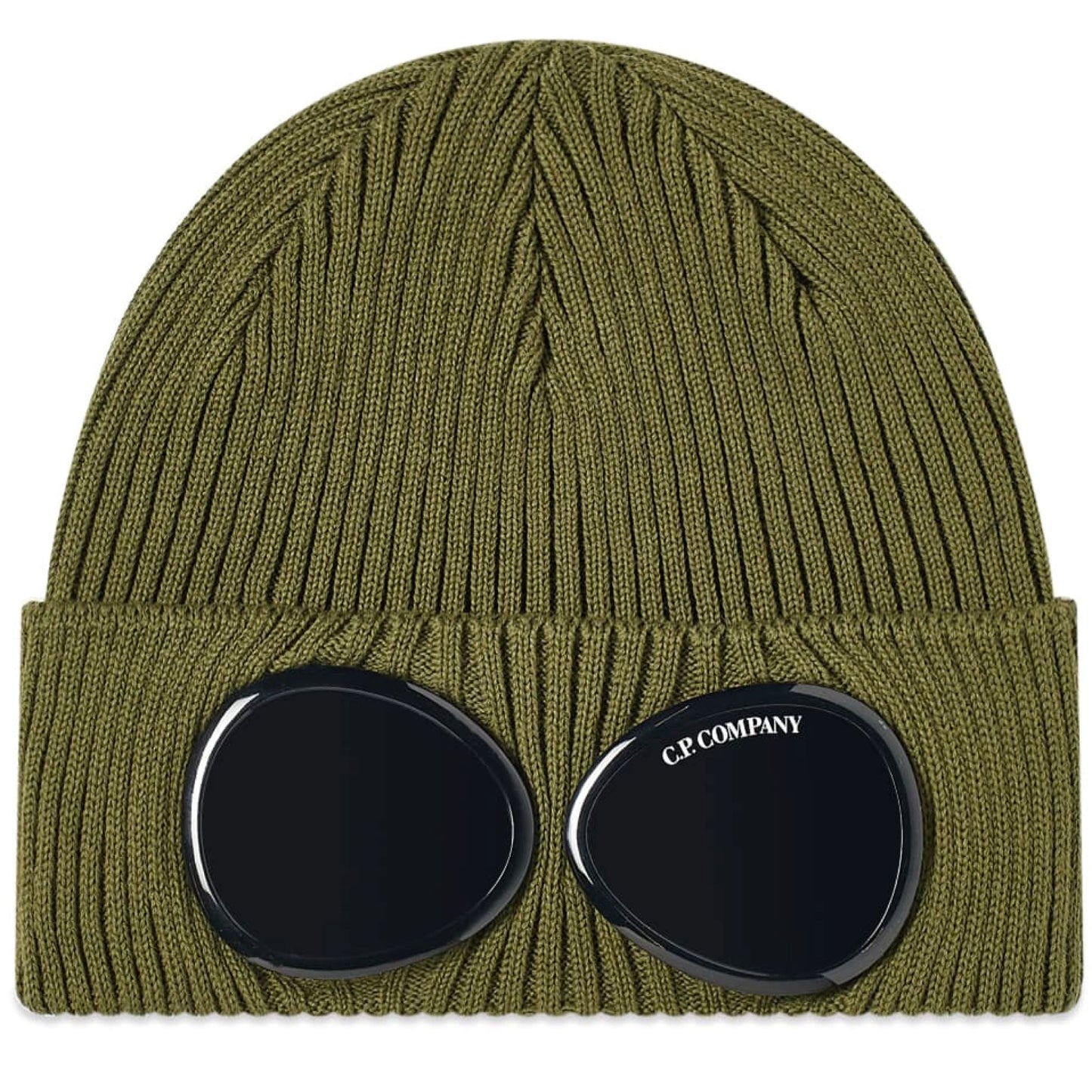 CP Company Khaki Goggle Beanie