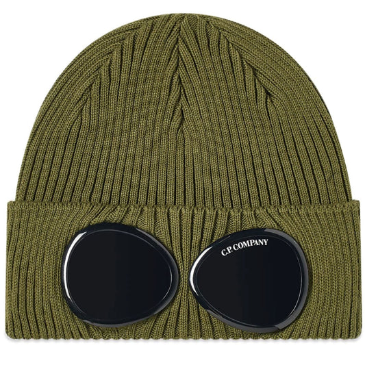 CP Company Khaki Goggle Beanie