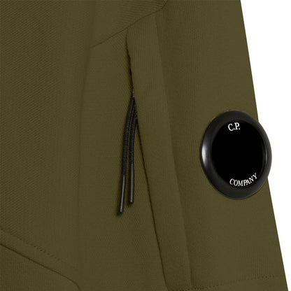 CP Company Khaki Zip Chest Sweatshirt