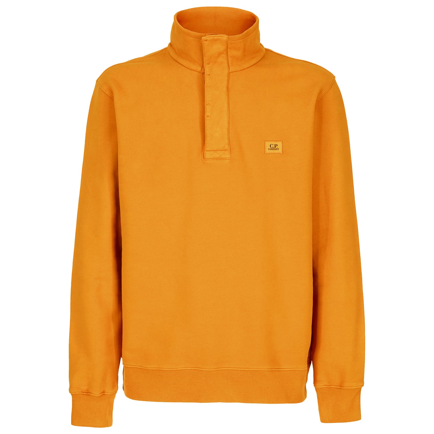 CP Company Orange Stand Collar Sweatshirt