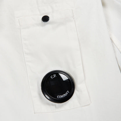 CP Company White Arm Lens Shirt