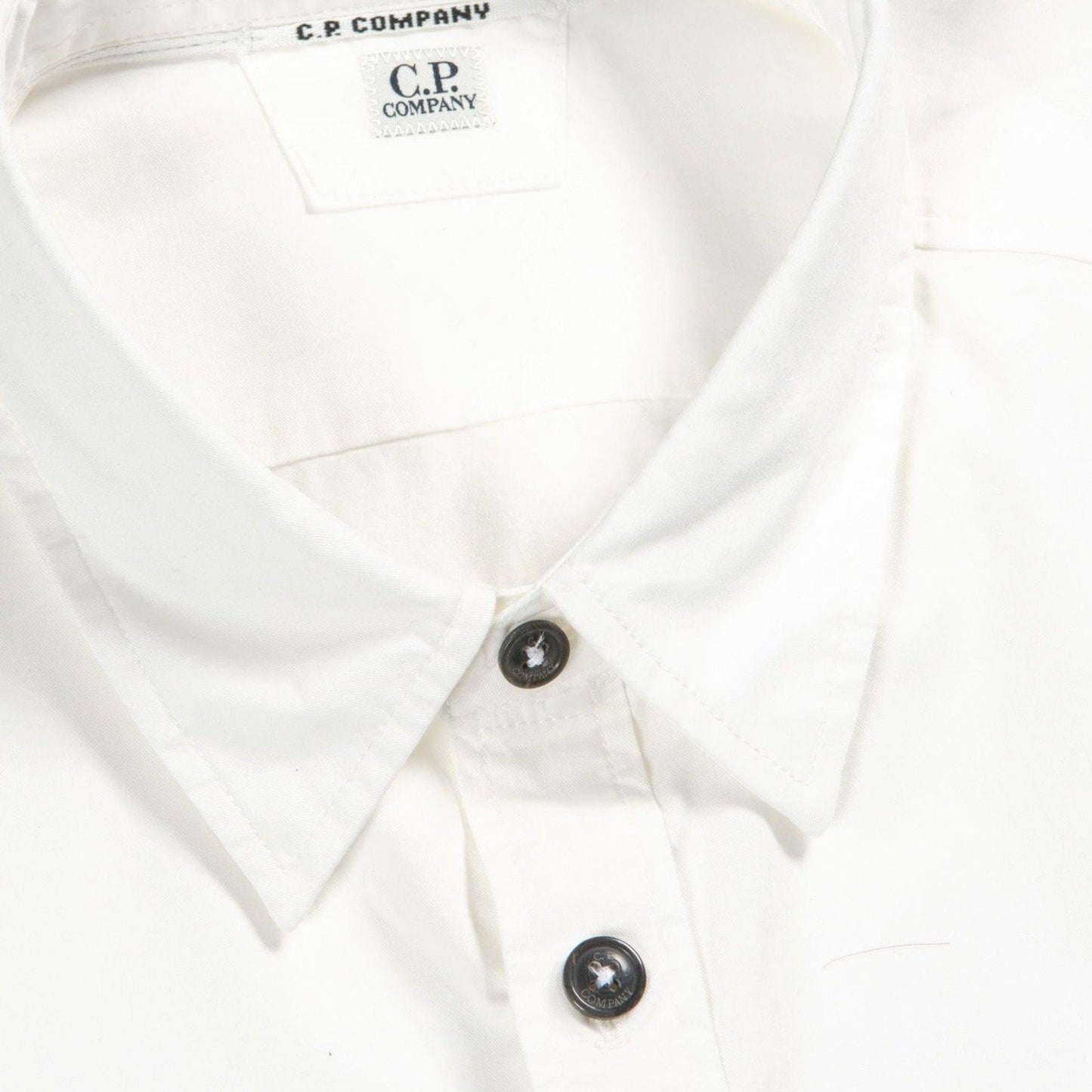 CP Company White Arm Lens Shirt