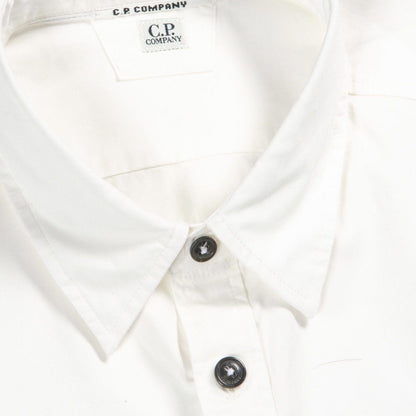 CP Company White Arm Lens Shirt