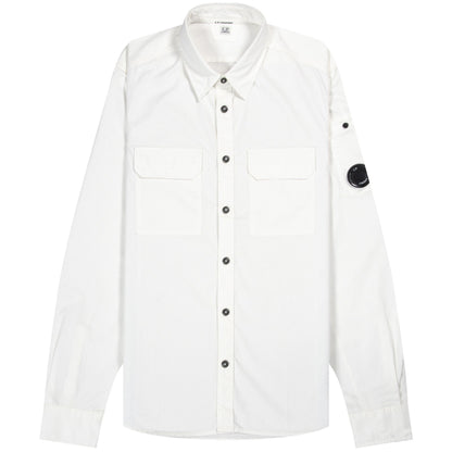 CP Company White Arm Lens Shirt