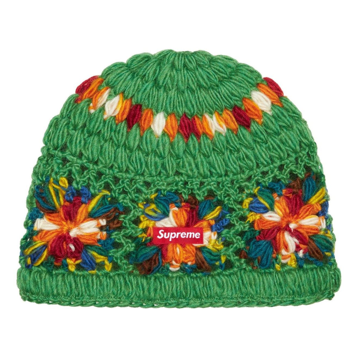 Supreme Crochet Beanie 'Green' SS25BN12-GREEN