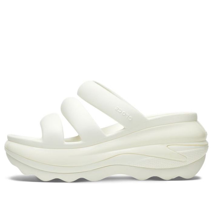 (WMNS) Crocs Mega Crush Triple Strap 'Chalk White' 209842-0WV