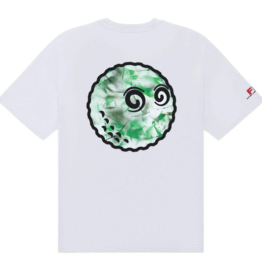 MALBON FUTURA BUCKETS TEE WHITE