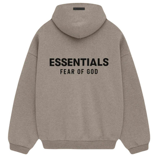 ESSENTIALS FOG HOODIE HEATHER GREY FW24