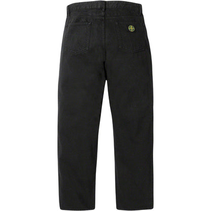 Stone Island x Supreme Black Jeans