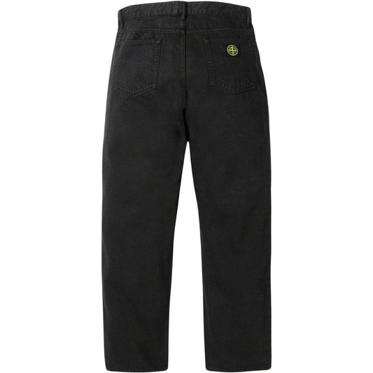 Stone Island x Supreme Black Jeans