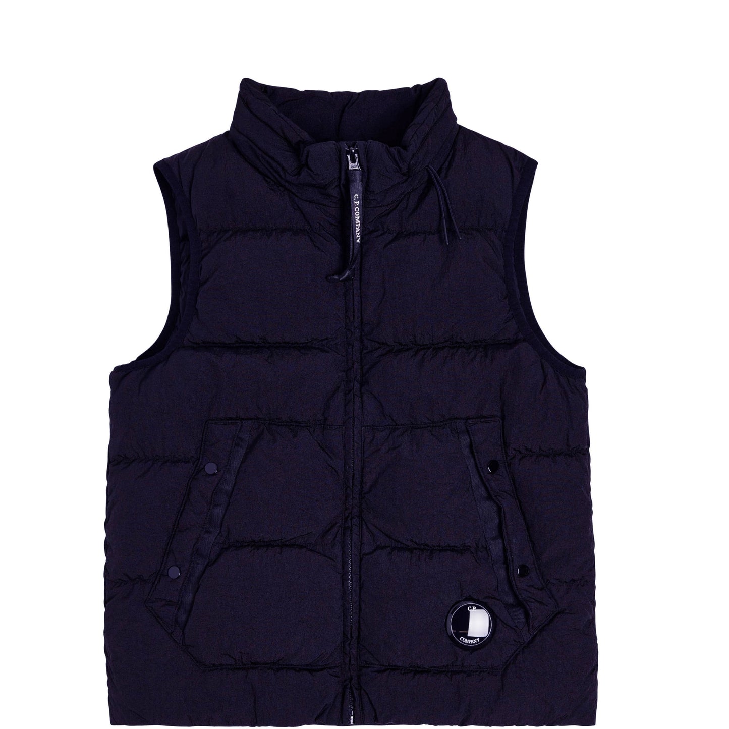 Kids CP Company Navy Lens Down Vest