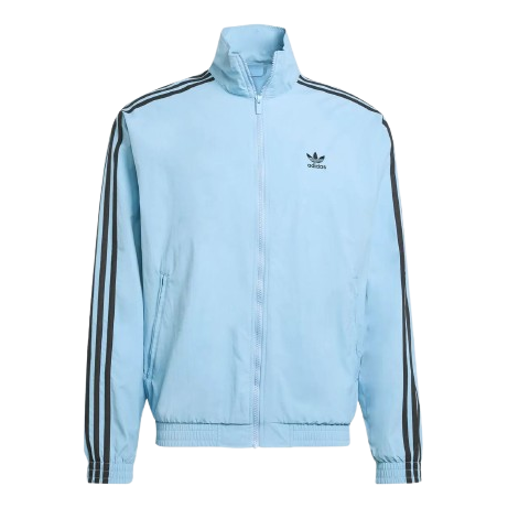 adidas Woven Firebird Track Top 'Ash Blue Black' JY1331