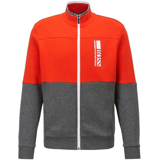 BOSS Logo Zipped Sweatshirt