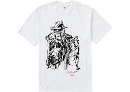 SUPREME YOHJI YAMAMOTO SCRIBBLE PORTRAIT TEE WHITE