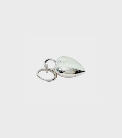 Heart Hoop Silver
