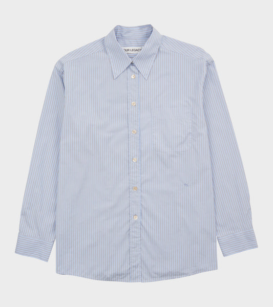 W Precious Shirt Typewriter Stripe Poplin