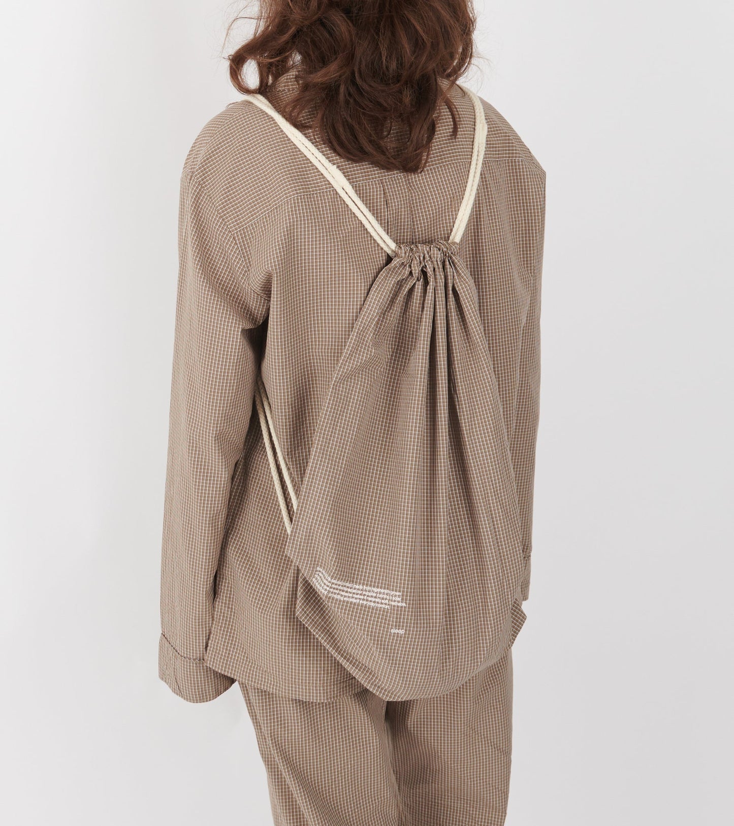 Classic Pyjamas Check Mix Fossil
