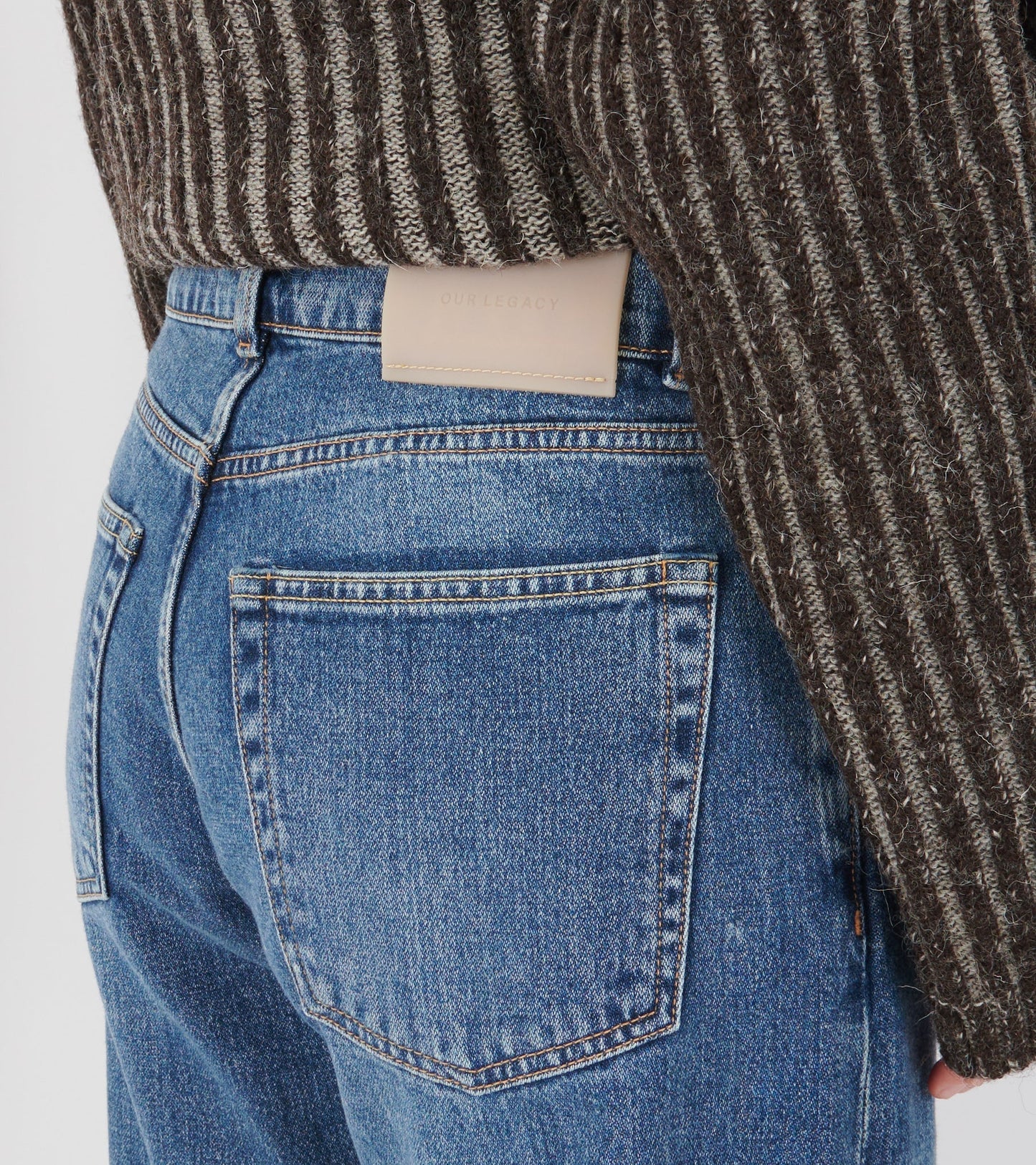 W Wata Cut Jeans Rodeo Wash Broken Twill