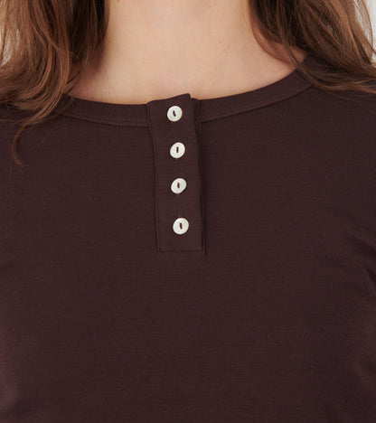 Jess Longsleeve Choco Plum