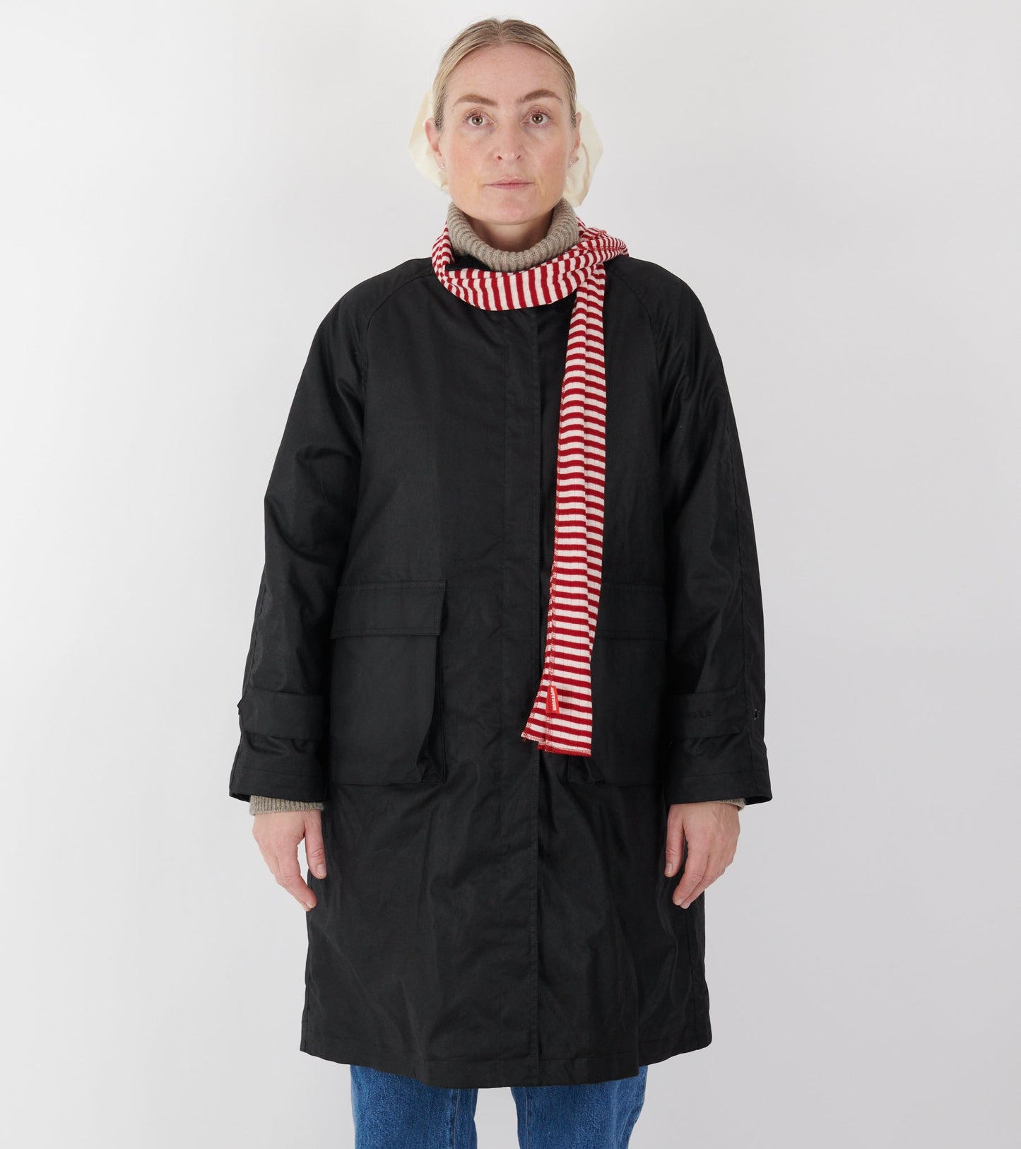 Oilskin Coat Black
