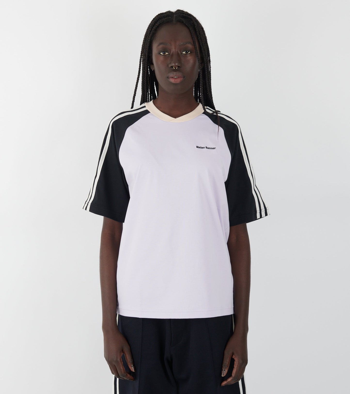 WB Cali Tee Purple Tint/Black