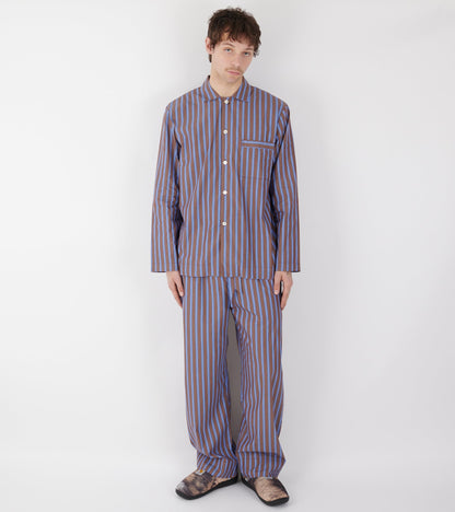 Pyjamas Shirt - Chestnut Stripes