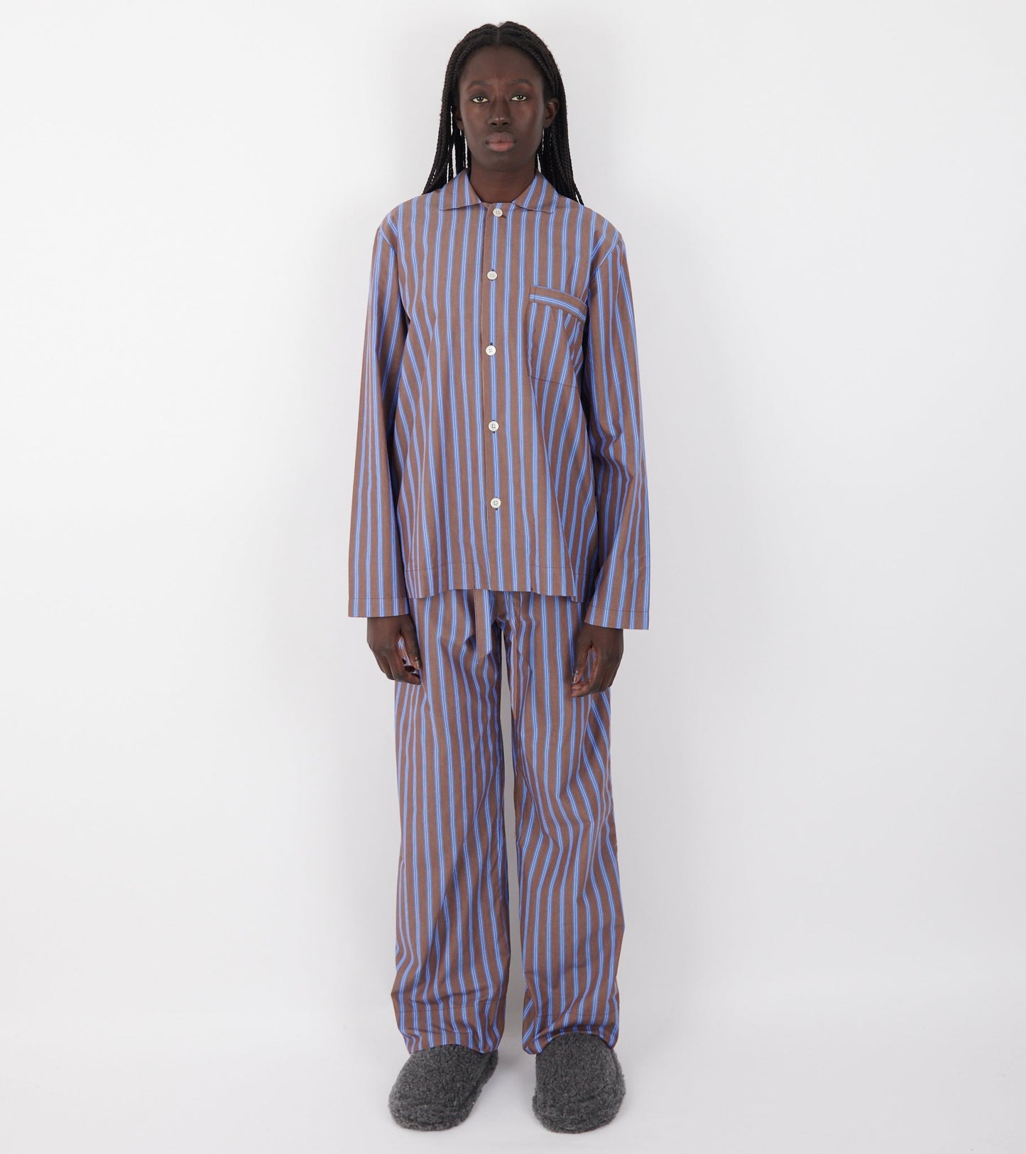 Pyjamas Pants Chestnut Stripes