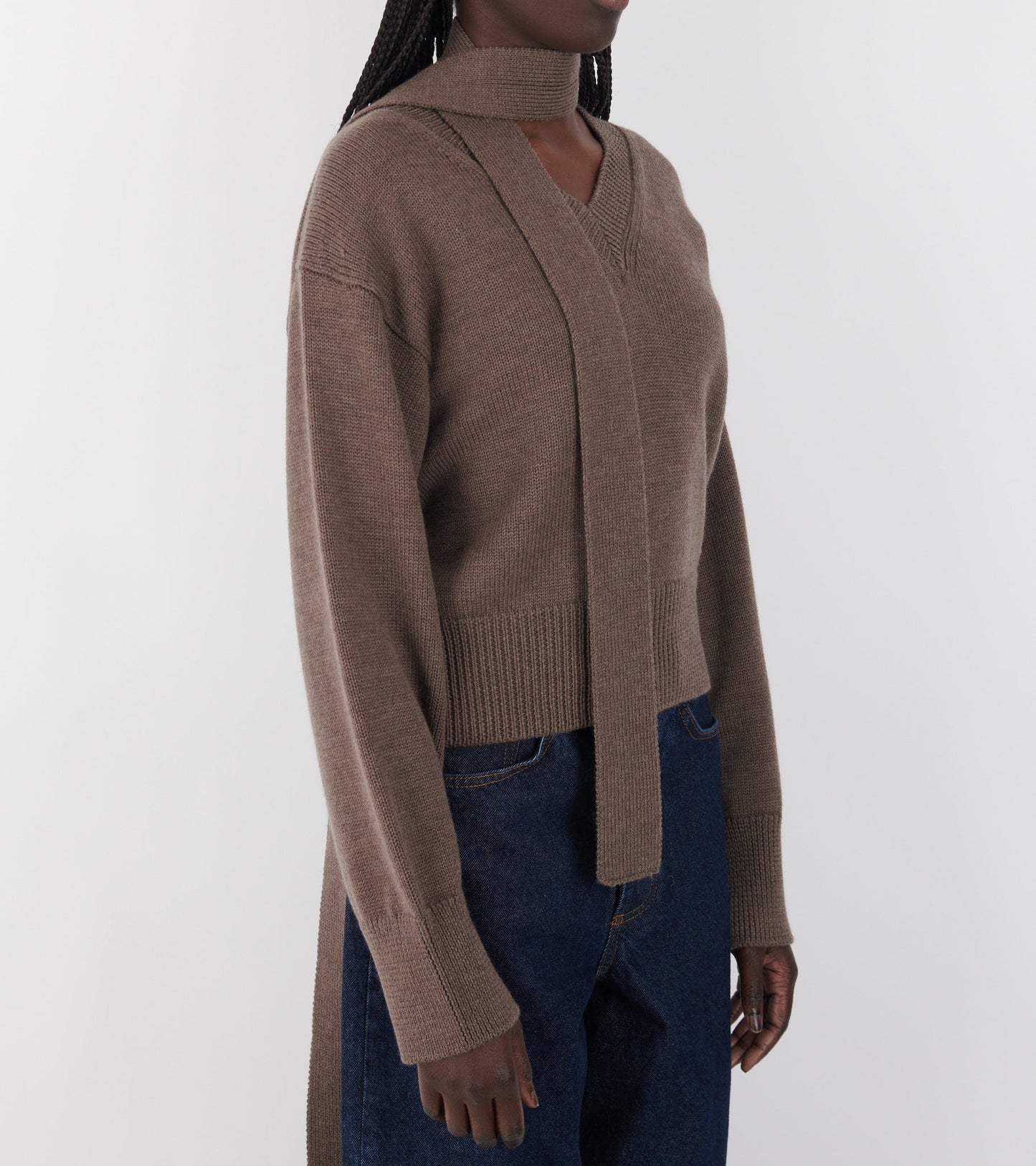 Nanna Knit Sweater Taupe