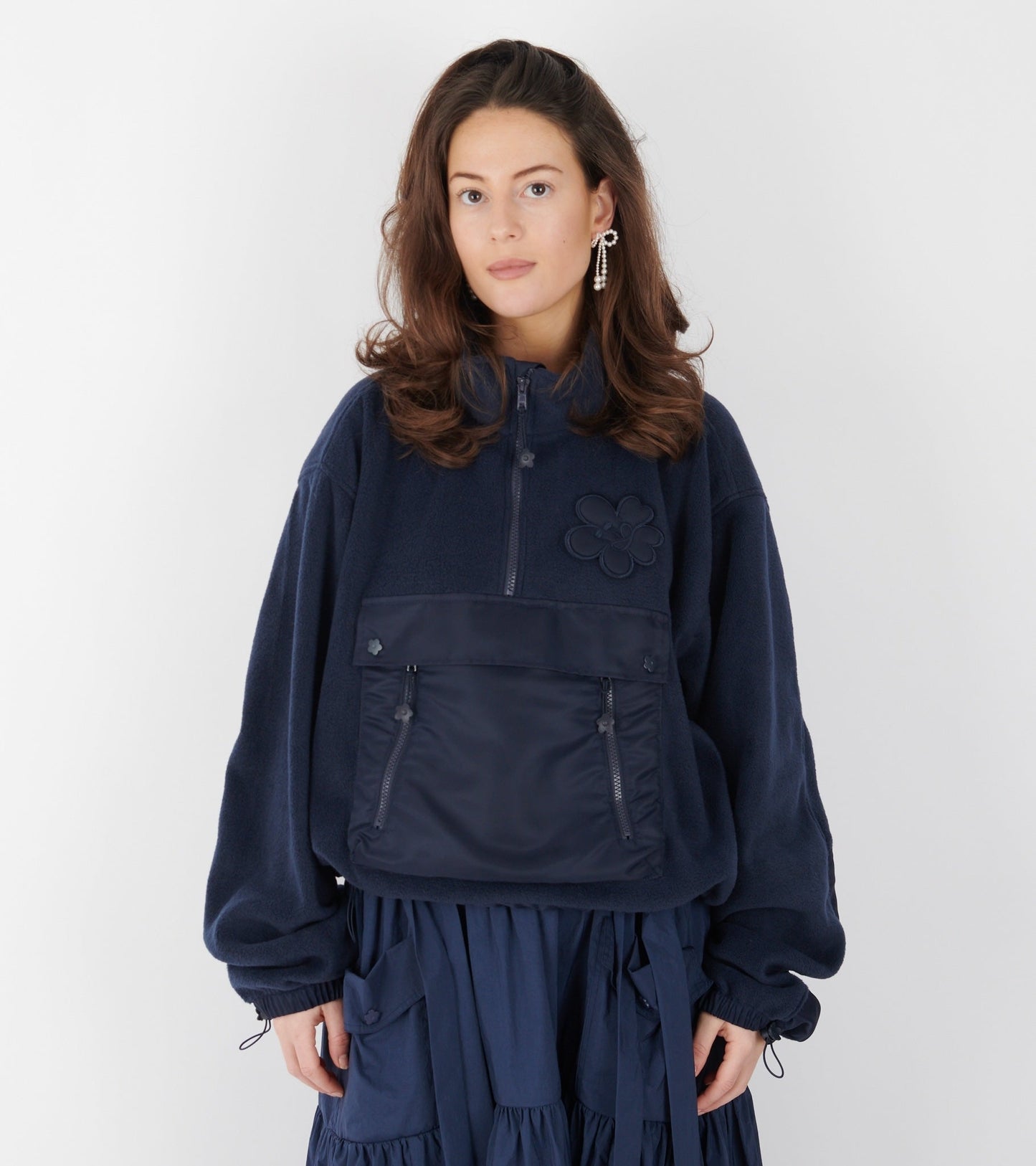 Bastian Fleece Jacket Navy