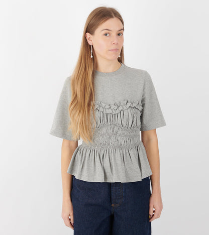 Vilde Jersey T-shirt Grey Melange