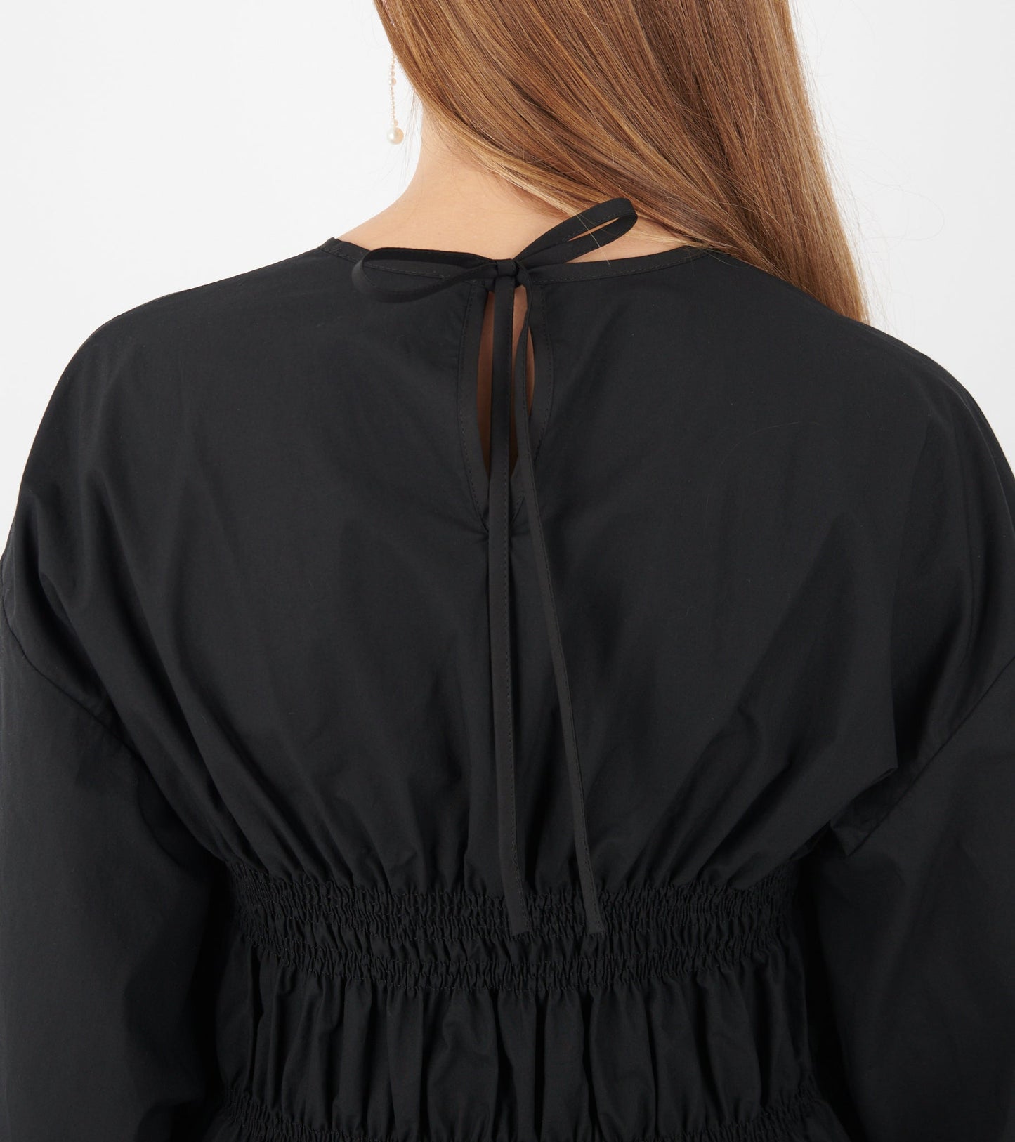 Camryn Cotton Top Black