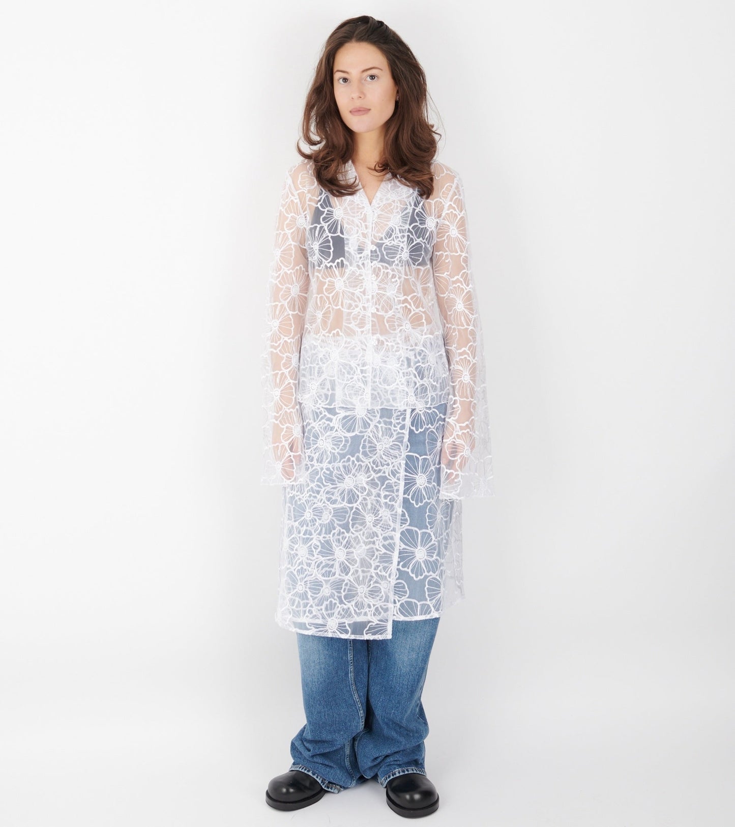 Alba Long Skirt White