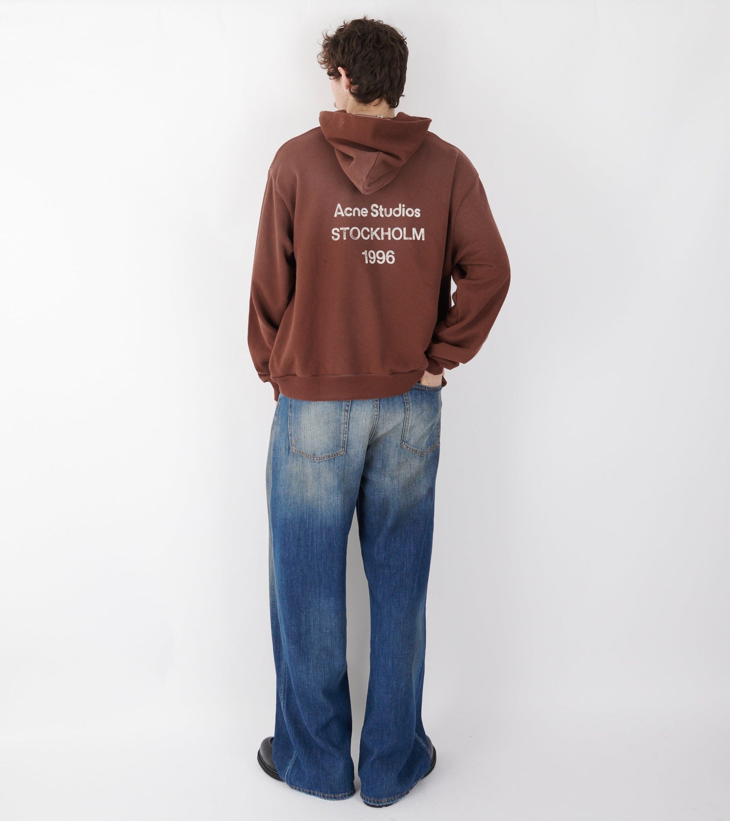 Logo Hooded Sweater Chocolate Brown