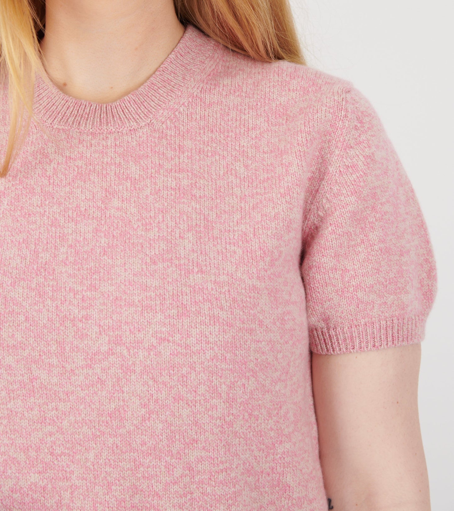 Wicklow T-shirt Pink/Nymph/Oatmeal