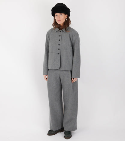 British Wool Georgia Trouser Light Grey